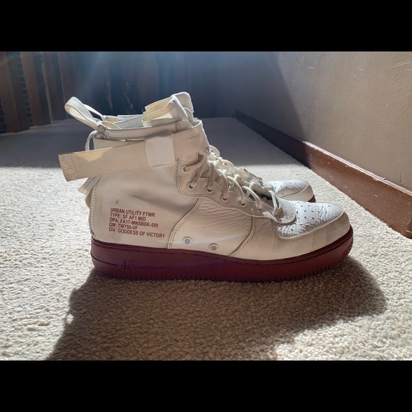 Nike SF Air Force 1 Mid - Ivory Mars Stone - Picture 6 of 9